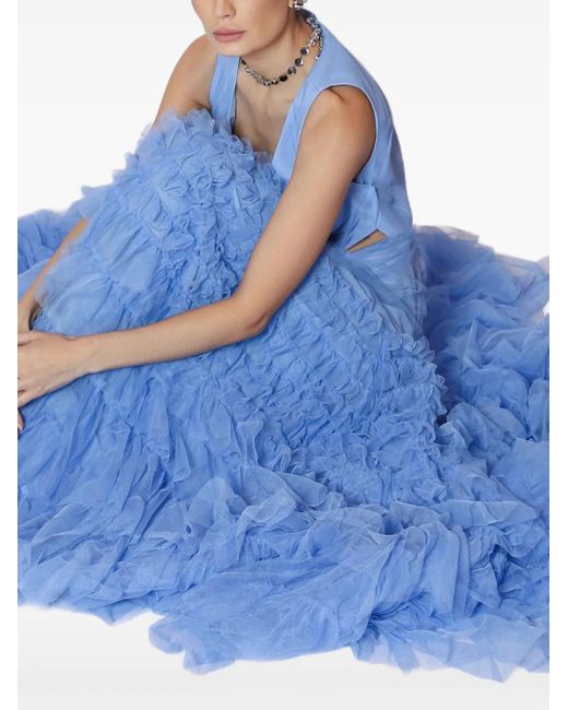 Lethicia Bronstein Sandré Maxi-Jurk in het Blue