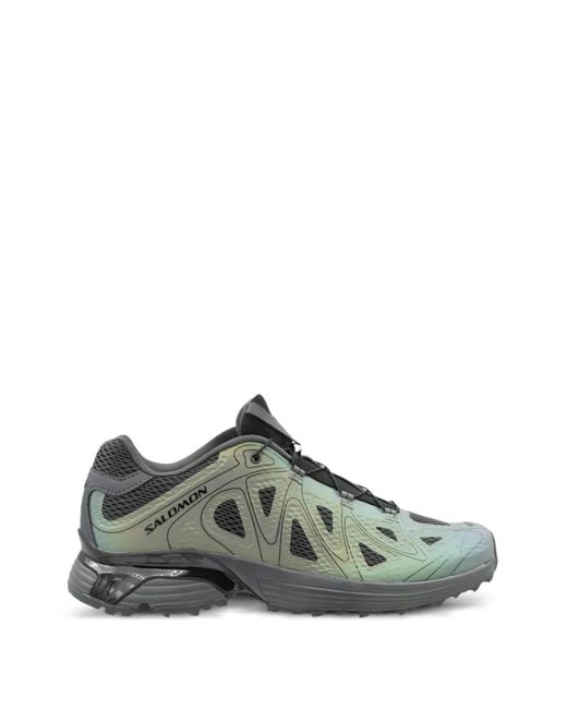 Salomon Green Asphalt Panelled Sneakers for men