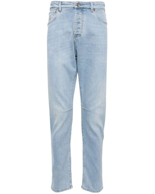 Brunello Cucinelli Jeans mit geradem Bein in Blue für Herren