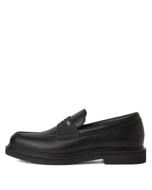 Mocassini Kingston Saddle di Karl Lagerfeld in Black da Uomo