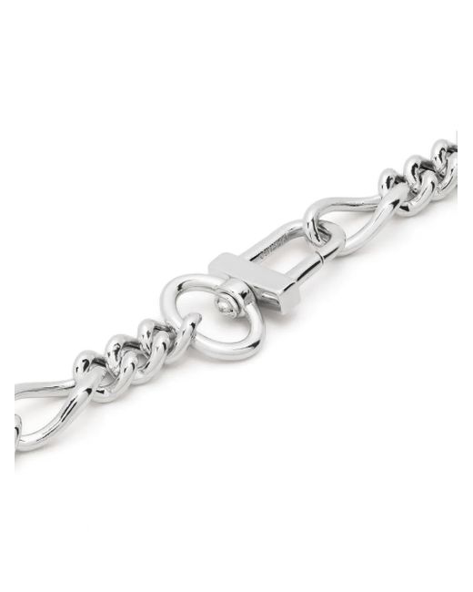 Maria Black White Azar Chain-Link Necklace