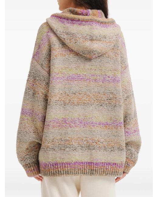 B+ AB Gestreepte Hoodie in het Brown