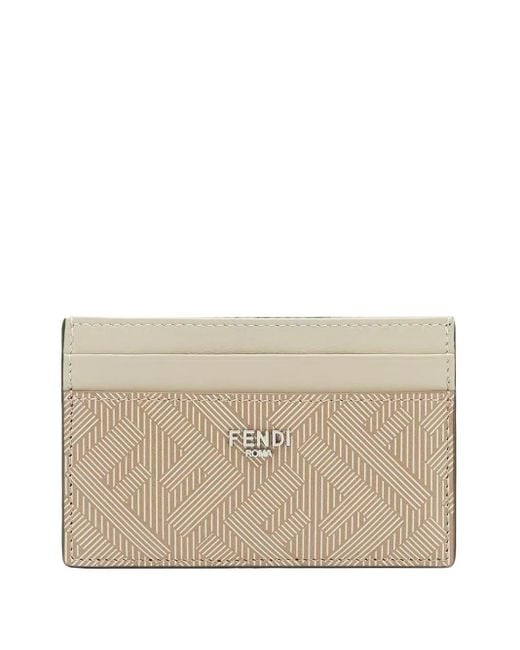 メンズ Fendi Shadow カードケース Natural