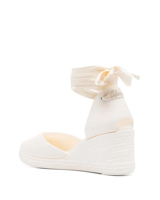Castaner White Careen Espadrilles