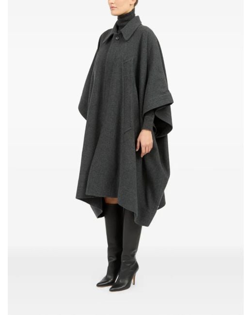 MM6 by Maison Margiela Gray Trench Coat