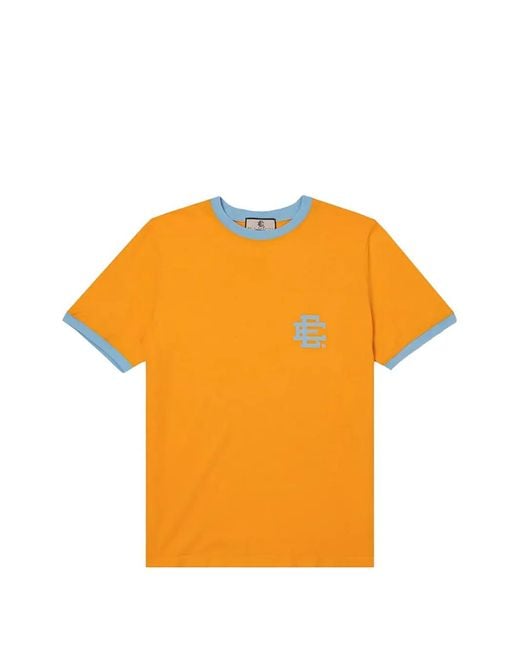 Eric Emanuel Orange Ee Ringer T-Shirt for men