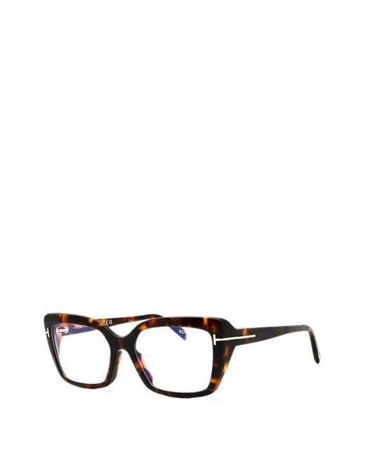 Tom Ford Black Cat-Eye Frame Glasses
