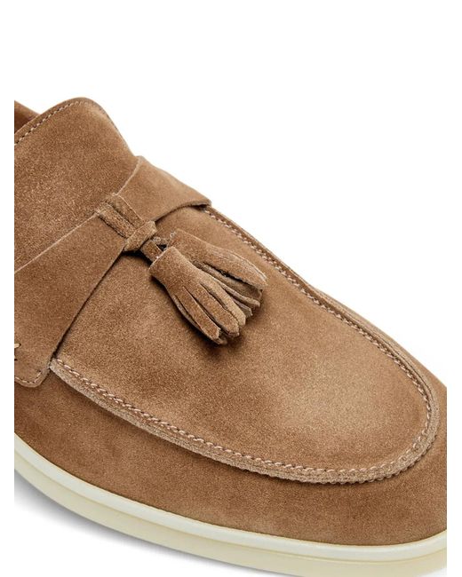 Forsa Brown Suede Loafers for men