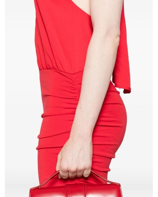 ROWEN ROSE Red V-Neck Maxi Dress