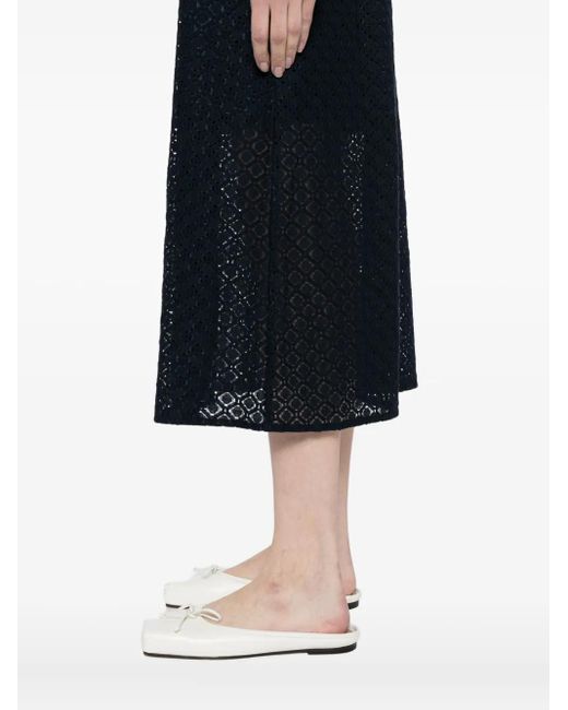 To b. by agnès b. Blue Optical Skirt