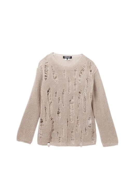Pull À Effet Usé Comme des Garçons pour homme en coloris Natural