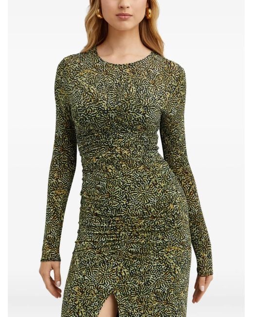 Isabel Marant Green Ruched Blouse