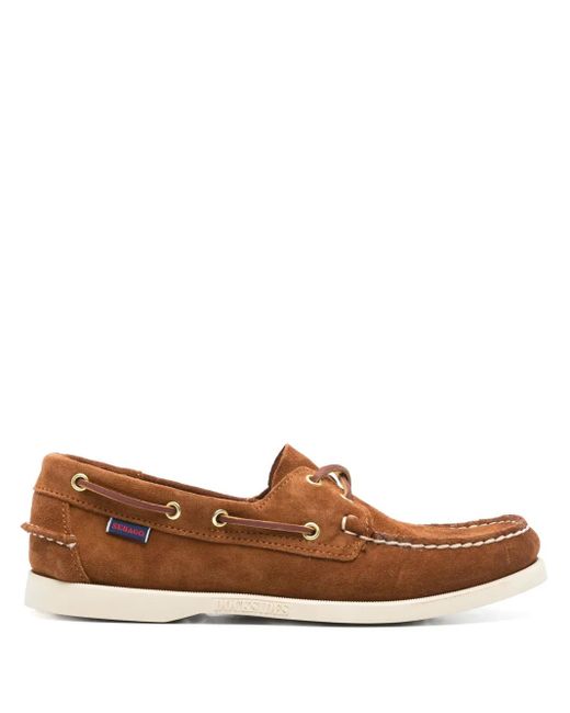 メンズ Sebago Portland Artisan デッキシューズ Brown