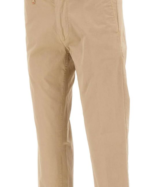 Re-hash Natural Logo Patch Cuffed Trousers for men