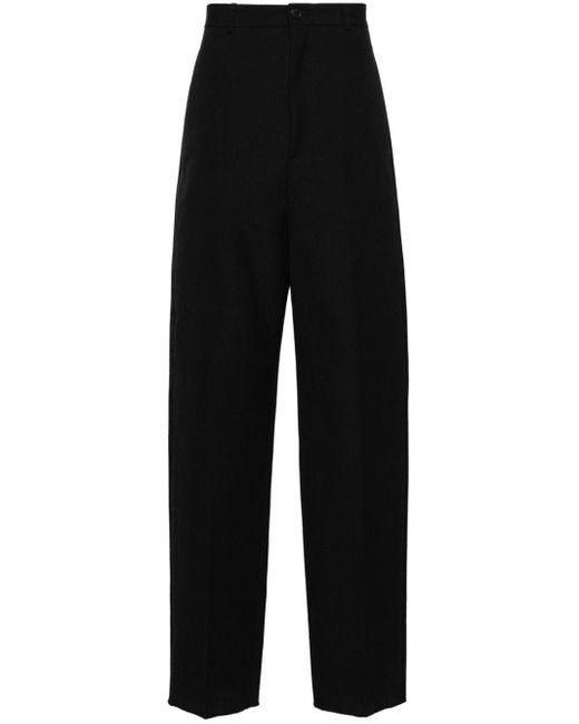 Pantaloni sartoriali dritti di Balenciaga in Black da Uomo