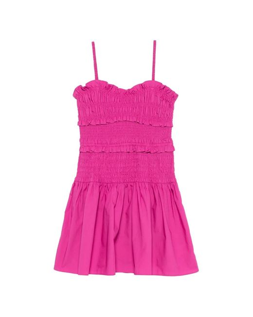 Michael Kors Pink Ruffled Mini Dress