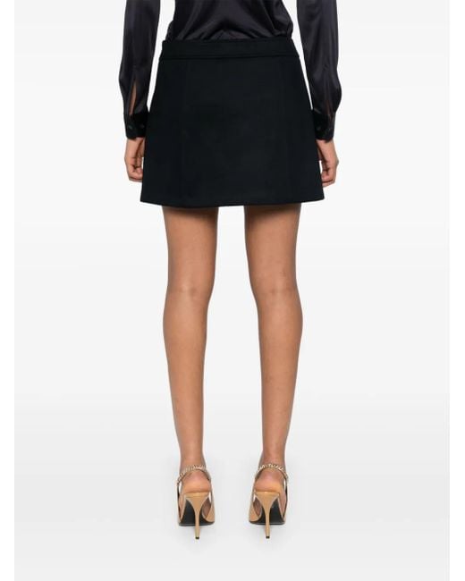 Falda corta plisada Tom Ford de color Black