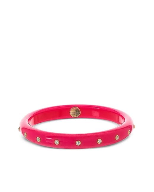 Mark Davis Pink 18K Bakelite Bracelet