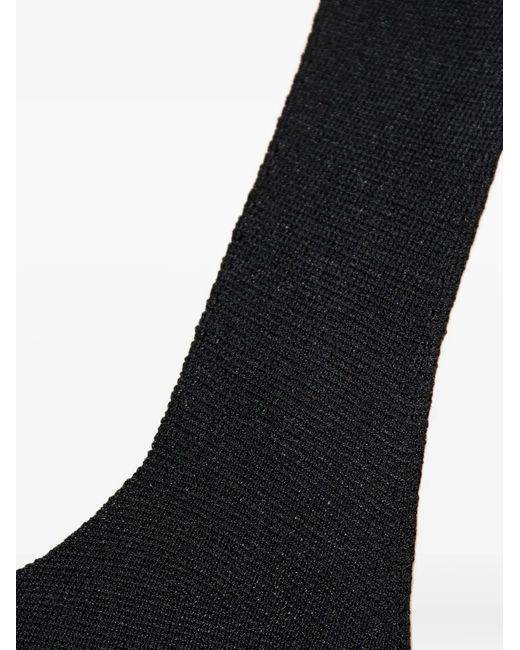 Cult Gaia Black Square-Neck Top