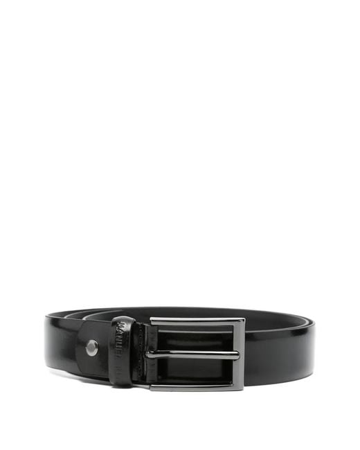 Manuel Ritz White Textured Belt for men