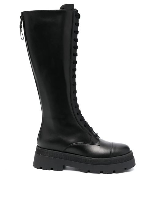 Fabiana Filippi Black Leather Ankle Boots