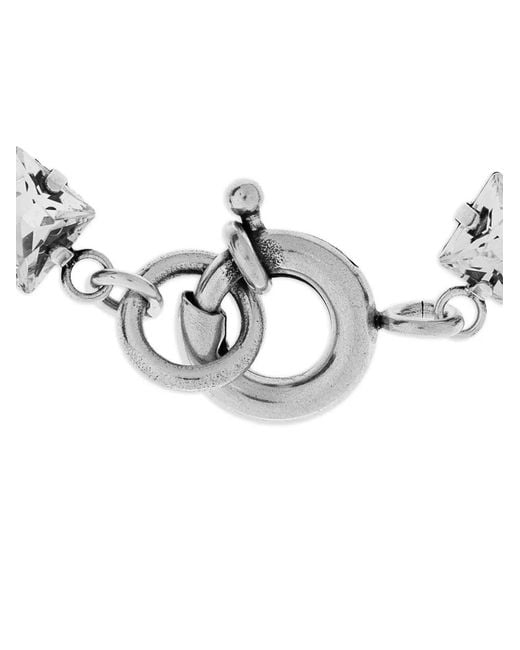Isabel Marant Metallic Bracelet À Ornements En Cristal