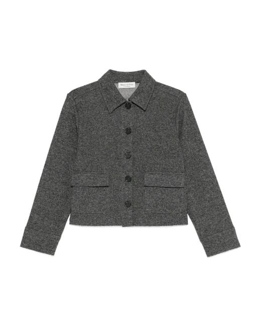 Marc O' Polo Gray Veste À Col Pointu