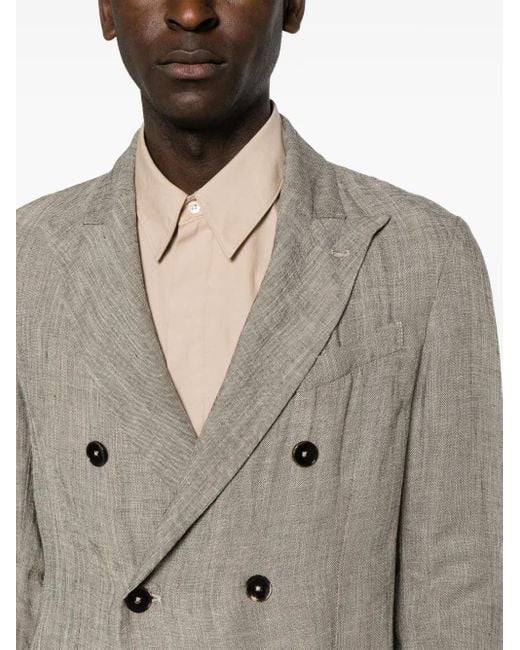 Barena Siroco Blazer Met Enkele Rij Knopen in het Gray voor heren