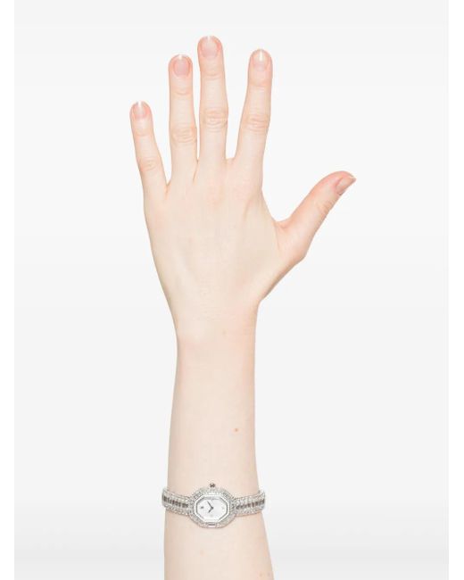 Swarovski White Crystal Pearl Octagon Baguette 28Mm