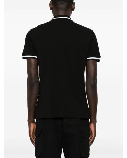 Versace Poloshirt Met Embleem in het Black voor heren