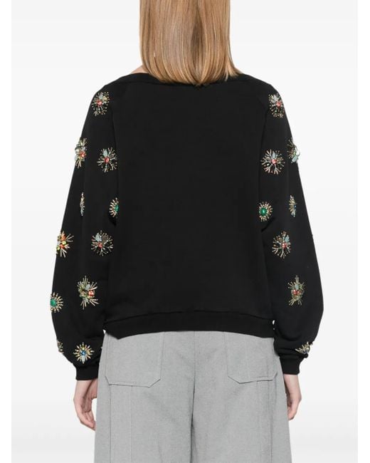Felpa Con Ricamo di Emilio Pucci in Black