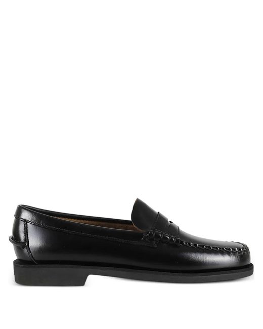 Sebago Black Classic Dan Leather Loafers