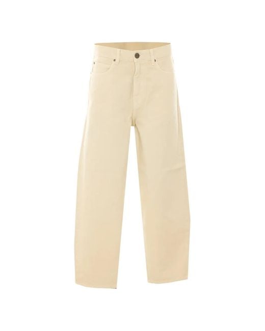Pinko Natural Estelle Embroidered Jeans