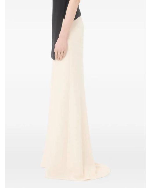 Valentino Garavani White Cady Couture Skirt