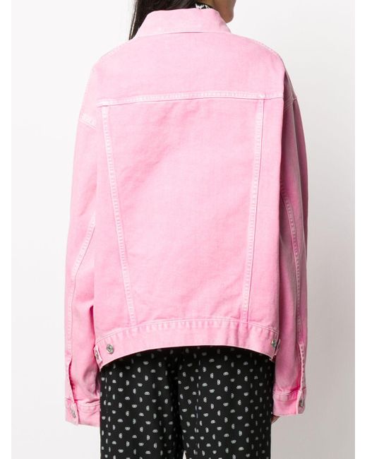 Shopping >balenciaga pink jacket denim big sale - OFF 73%