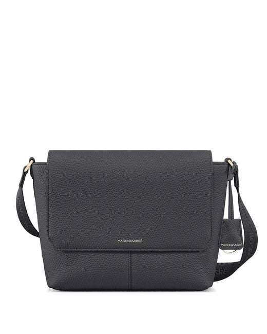 Maison De Sabre Black Medium Flap Bag