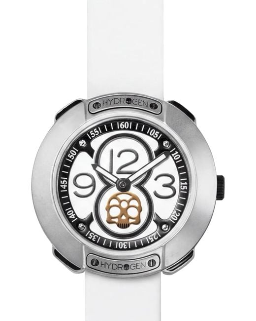 Hydrogen Gray Vista Numero Skull Motif 29Mm Watch