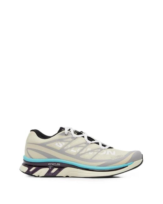 Salomon White X Maison Margiela Xt-Mm6 Panelled Sneakers