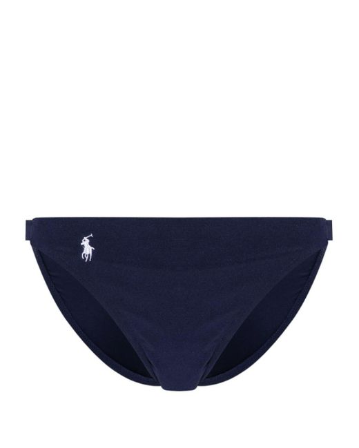 Polo Ralph Lauren Blue Terry-cloth Bikini Bottom