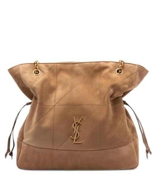 Saint Laurent スエード トートバッグ Brown