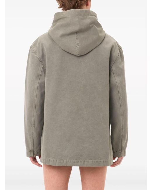J.W. Anderson Katoenen Hoodie Met Geverfd Detail in het Gray