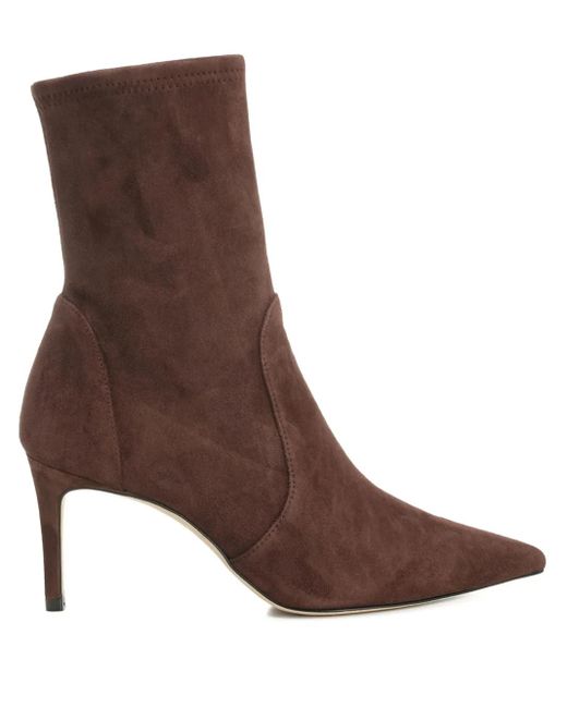 Botines Stuart Power de 75 mm Stuart Weitzman de color Brown
