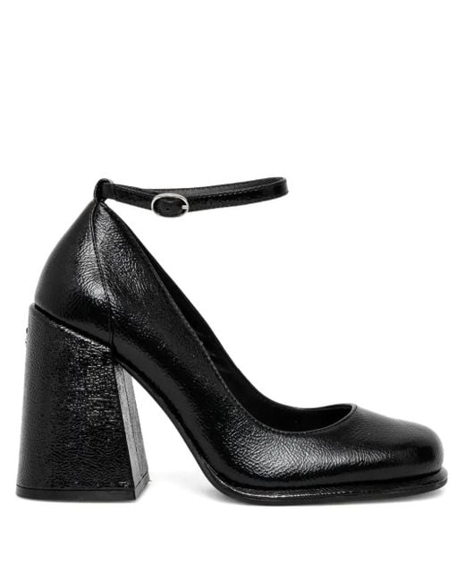 HUGO Black Pumps Mit Blockabsatz