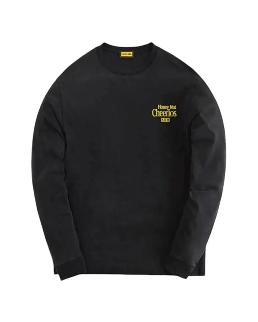 Kith Black Cheerios Cereal Box Long-Sleeves T-Shirt for men