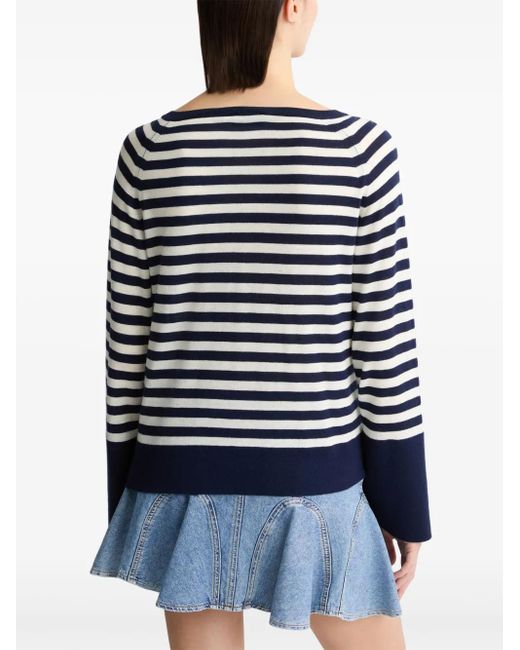 Liu Jo Blue Striped Jumper