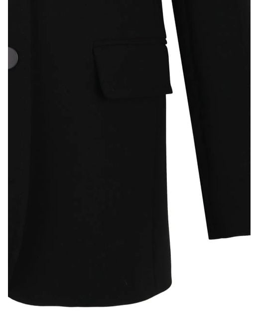 Max Mara Black Three-Button Tailored Jacket