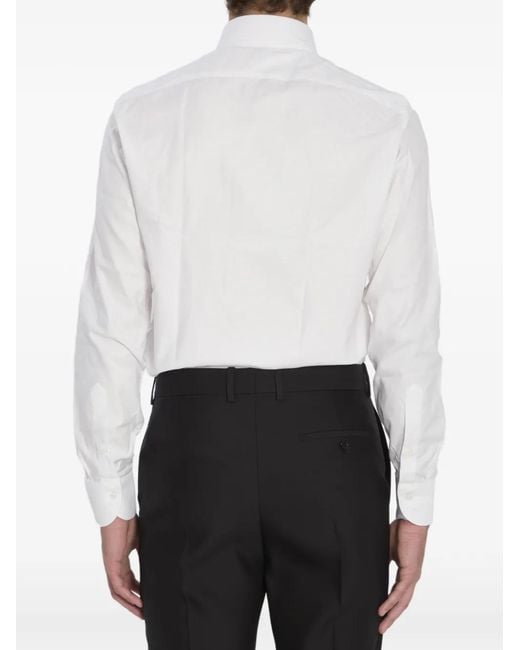 Borriello White Vomero Button-Down Shirt for men