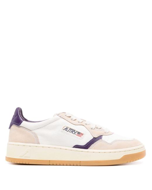 Autry Natural Medalist Panelled Sneakers