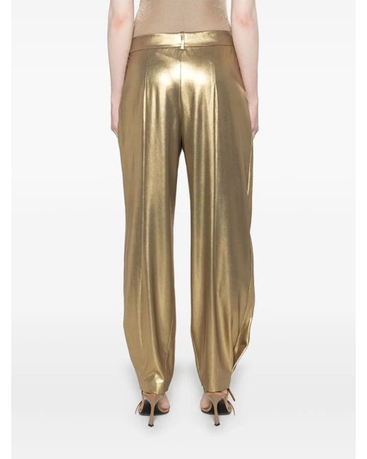 Ralph Lauren Natural `Cassidy` Ankle Pleated Pants