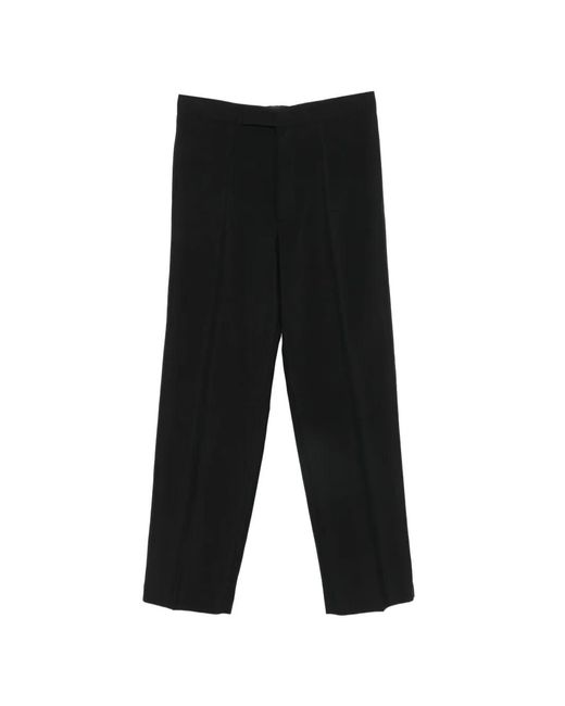 SAPIO Black Mohair Trousers